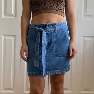 forever 21 jean skirt